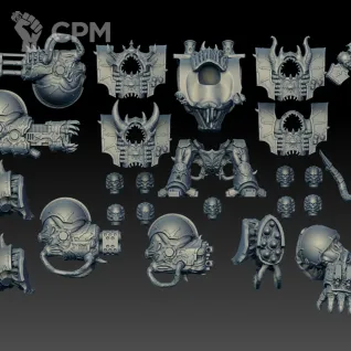 Описание картинки Helbrute от AxeL's Forge по цене 950руб | Свободный Рынок Миниатюр - СРМ