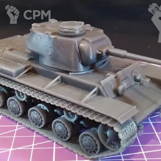 Описание картинки Немецкий танк Pz.Kpfw KW-1C 756(r) / масштаб 1:56/ 28мм от DModels по цене 1 850руб | Свободный Рынок Миниатюр - СРМ
