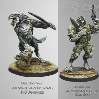 Описание картинки USAriadna - Devil Dogs Teams (K9) от Grag18 по цене 890руб | Свободный Рынок Миниатюр - СРМ