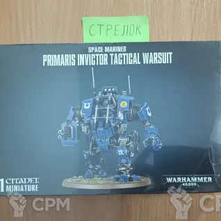 Описание картинки Primaris Invictor Tactical Warsuit от CTPEJIOK по цене 5 400руб | Свободный Рынок Миниатюр - СРМ