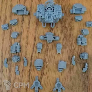 Описание картинки Salamander Dreadnought от WAAAAAAGHshop по цене 600руб | Свободный Рынок Миниатюр - СРМ