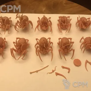 Описание картинки Гоблины на пауках - 10 шт. от АБу по цене 950руб | Свободный Рынок Миниатюр - СРМ