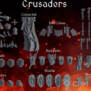 Описание картинки Bits - Black templars от 3D Shop  по цене 1 000руб | Свободный Рынок Миниатюр - СРМ