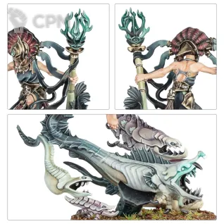 Описание картинки Набор миниатюр Warhammer Age of Sigmar Mathaela, Oracle of the Abyss от Дауран по цене 3 900руб | Свободный Рынок Миниатюр - СРМ