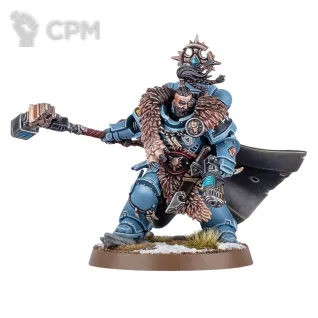 Описание картинки Набор миниатюр Warhammer 40000 SPACE WOLVES: WOLF GUARD BATTLE LEADER от Дауран по цене 3 300руб | Свободный Рынок Миниатюр - СРМ