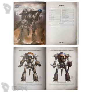 Описание картинки HORUS HERESY: LIBER QUESTORIS Knights and Titans Army Book (English) от Дауран по цене 4 750руб | Свободный Рынок Миниатюр - СРМ