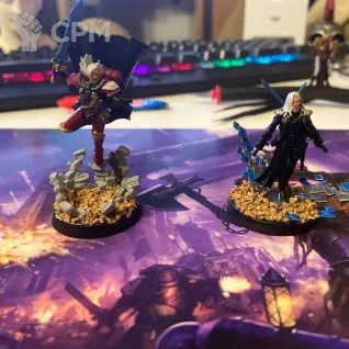 Описание картинки Ephrael Stern and Kyganil от Drygplova по цене 800руб | Свободный Рынок Миниатюр - СРМ