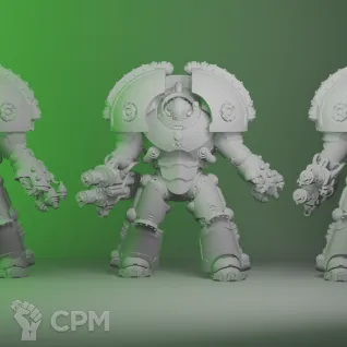 Описание картинки Saturnine Terminator от Олег К по цене 950руб | Свободный Рынок Миниатюр - СРМ