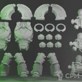 Описание картинки Saturnine Terminator от Олег К по цене 950руб | Свободный Рынок Миниатюр - СРМ