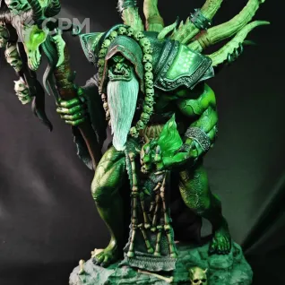 Описание картинки World of Warcraft Guldan от  по цене 15 000руб | Свободный Рынок Миниатюр - СРМ