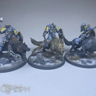 Описание картинки Thunderwolf Cavalry от Shin_tf по цене 9 000руб | Свободный Рынок Миниатюр - СРМ