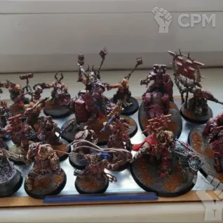 Описание картинки Армия смертных blades of khorne 3к+ очков в покрасе, с дисконтом от User30216 по цене 47 000руб | Свободный Рынок Миниатюр - СРМ