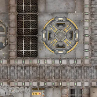 Описание картинки Баттл мат Infinity Edition «Энергоблок» 48x48| Поле для варгеймов | Батлмат от Marauder's Workshop по цене 2 200руб | Свободный Рынок Миниатюр - СРМ