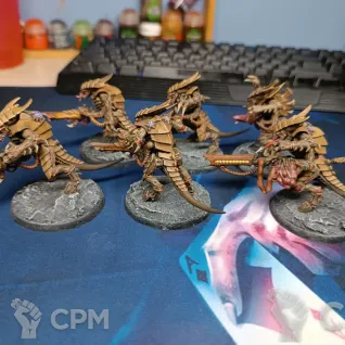 Описание картинки Tyranid Warriors от Н по цене 7 600руб | Свободный Рынок Миниатюр - СРМ