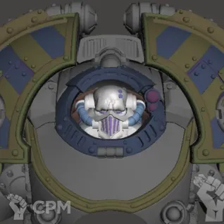 Описание картинки Iron Warriors Saturnine Terminator upgrade kit от Хижина Мопса по цене 300руб | Свободный Рынок Миниатюр - СРМ