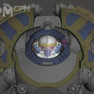 Описание картинки Iron Warriors Saturnine Terminator upgrade kit от Хижина Мопса по цене 300руб | Свободный Рынок Миниатюр - СРМ