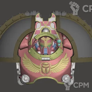 Описание картинки Thousand Sons Saturnine Terminator upgrade kit от Хижина Мопса по цене 800руб | Свободный Рынок Миниатюр - СРМ