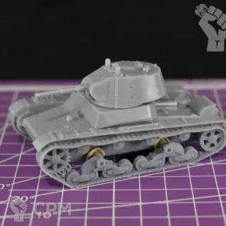 Описание картинки Советский легкий танк Т-26 обр. 1938 года с конической башней / масштаб 1:56/ 28 мм от DModels по цене 650руб | Свободный Рынок Миниатюр - СРМ