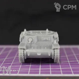 Описание картинки Итальянская командная машина Carro Comando M42 / масштаб 1:56/ 28 мм от DModels по цене 990руб | Свободный Рынок Миниатюр - СРМ