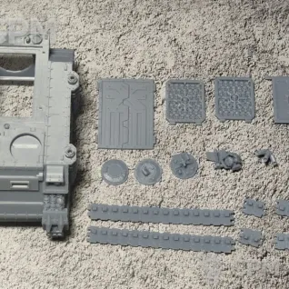 Описание картинки World Eaters Rhino / Chaos Rhino от 3Д-Печка по цене 1 200руб | Свободный Рынок Миниатюр - СРМ