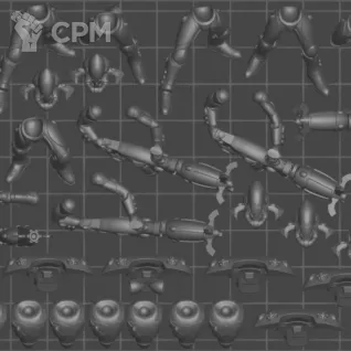 Описание картинки Расширенный отряд Warp spider от WAAAAAAGHshop по цене 1 500руб | Свободный Рынок Миниатюр - СРМ