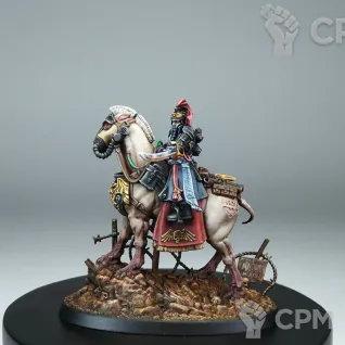Описание картинки Warhammer 40,000. Death Korps of Krieg.  Lord Marshal Dreir. от Ярослав1709 по цене 100руб | Свободный Рынок Миниатюр - СРМ