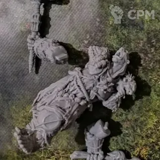 Описание картинки Гигант хаоса двухголовый от АБу по цене 1 100руб | Свободный Рынок Миниатюр - СРМ