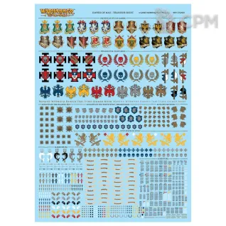 Описание картинки Empire Of Man Transfer Sheet (Декали) Оригинал GW от Vault Boy по цене 5 298руб | Свободный Рынок Миниатюр - СРМ