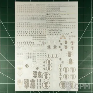 Описание картинки Imperial Fists Legion Transfer Sheet Декали Оригинал GW от Vault Boy по цене 5 298руб | Свободный Рынок Миниатюр - СРМ