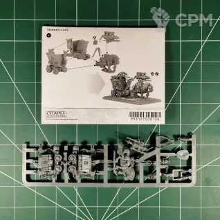 Описание картинки Miner's Cart Dwarf Chariot (Battle for Skull Pass) от Vault Boy по цене 1 998руб | Свободный Рынок Миниатюр - СРМ
