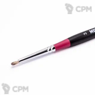 Описание картинки Кисть MiniWarPaint серии Drybrush Soft №3 от MiniaturesFAN по цене 566руб | Свободный Рынок Миниатюр - СРМ