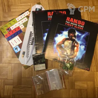 Описание картинки Rambo the Board Game - Trilogy Collection от Ivolga по цене 8 500руб | Свободный Рынок Миниатюр - СРМ