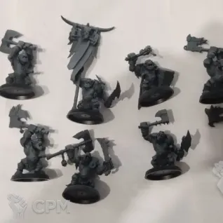 Описание картинки Orruk Ardboys old / Black Orcs от spyfox101 по цене 2 800руб | Свободный Рынок Миниатюр - СРМ