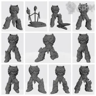 Описание картинки Night Lords Nightmares bodies v1 от Стальные Небеса по цене 650руб | Свободный Рынок Миниатюр - СРМ