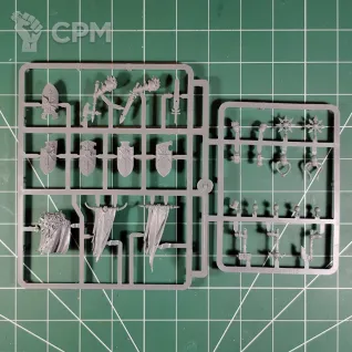 Описание картинки Chaos Warriors Upgrade Frame (Command Group Sprue) от Vault Boy по цене 2 698руб | Свободный Рынок Миниатюр - СРМ