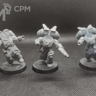 Описание картинки Assault intercessors whith jump pack от Александр Соловьёв по цене 750руб | Свободный Рынок Миниатюр - СРМ