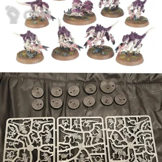 Описание картинки Termagants x 10 and Ripper Swarms x1 от Svarden по цене 1 500руб | Свободный Рынок Миниатюр - СРМ