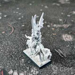 Описание картинки Wight King on Skeletal Steed от Каджит по цене 4 998руб | Свободный Рынок Миниатюр - СРМ