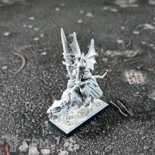 Описание картинки Wight King on Skeletal Steed от Каджит по цене 4 998руб | Свободный Рынок Миниатюр - СРМ