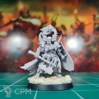 Описание картинки Slaves to Darkness Exalted Hero of Chaos от Каджит по цене 3 498руб | Свободный Рынок Миниатюр - СРМ