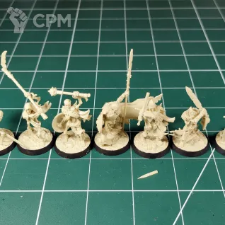 Описание картинки The Sepulchral Guard Могильная Стража от Каджит по цене 3 998руб | Свободный Рынок Миниатюр - СРМ