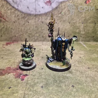 Описание картинки Swampcalla Shaman with pot grot [зеленый] от XRomaK по цене 1 300руб | Свободный Рынок Миниатюр - СРМ