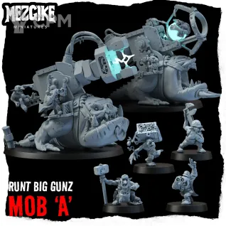 Описание картинки Runt big gunz mob 'A' от Бруталити по цене 1 800руб | Свободный Рынок Миниатюр - СРМ
