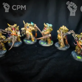 Описание картинки Deathshroud Bodyguards (red capes) от Edge Highlight по цене 9 000руб | Свободный Рынок Миниатюр - СРМ