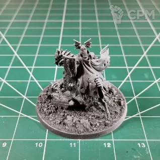 Описание картинки Soulblight Gravelords Wight Lord on Skeletal Steed от Каджит по цене 5 498руб | Свободный Рынок Миниатюр - СРМ