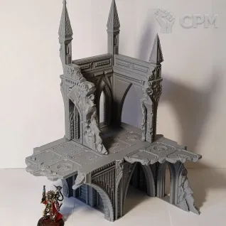 Описание картинки Gothic tower ruin от 3d_Bear по цене 1 800руб | Свободный Рынок Миниатюр - СРМ