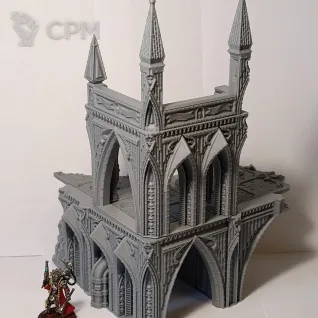 Описание картинки Gothic tower ruin от 3d_Bear по цене 1 800руб | Свободный Рынок Миниатюр - СРМ