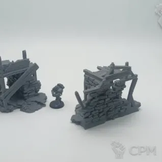 Описание картинки Разрушенная Ратуша - Фэнтези Террейн, Shadowfey Ruins от Terrain Print по цене 2 500руб | Свободный Рынок Миниатюр - СРМ