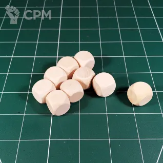 Описание картинки Wooden Dices D6 от Vault Boy по цене 794руб | Свободный Рынок Миниатюр - СРМ