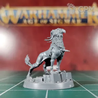 Описание картинки Stormcast Eternals Gryph Hound от Каджит по цене 1 198руб | Свободный Рынок Миниатюр - СРМ